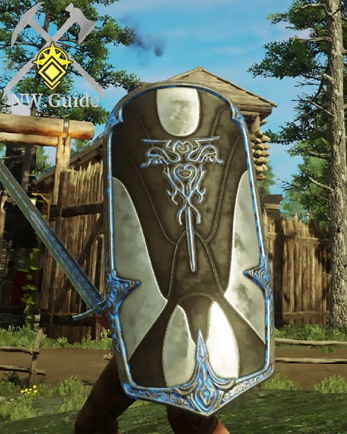 Starmetal Tower Shield when used for blocking