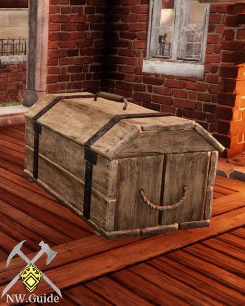 View from the back on Old Wood Storage Chest HQ screenshot