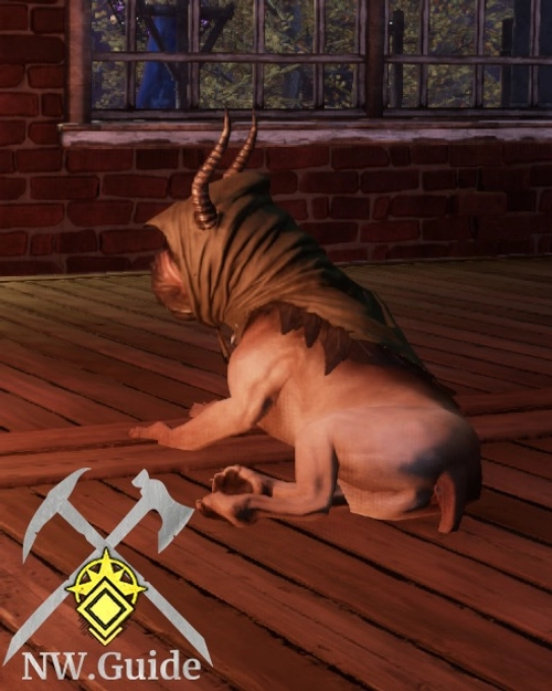 Screenshot of Woodland Mastiff observed from the back