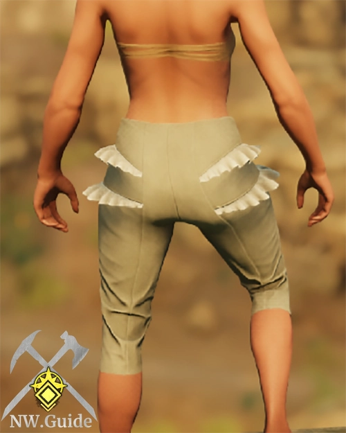 Screenshot of the Ruffled Leggings T3 from the back