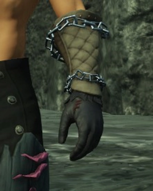 Corrupted Leather Gloves