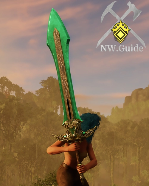 Photo of the crafted Garden Keeper Greatsword