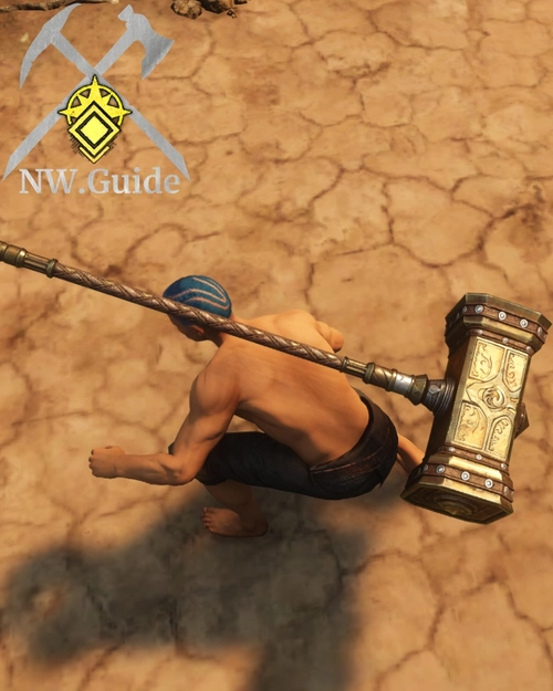 Screenshot of the Stone Pillar on the back of the character