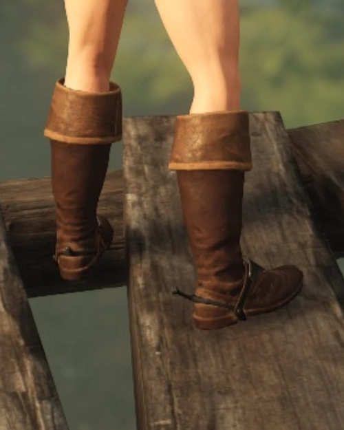 Back side screenshot of the Rescuer Boots