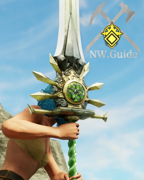 Detailed photo of the greatswords hilt