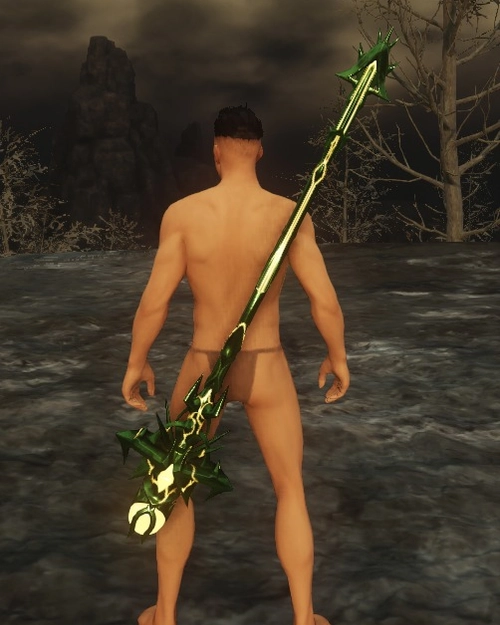 Overgrown Fire Staff of the Scholar