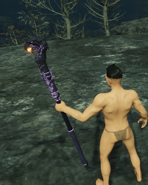 Dark Pyromancers Spellstaff