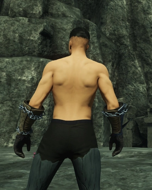 Corrupted Leather Gloves