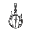 Icono del elemento "Amuleto de espada de metal estelar"