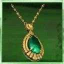 Icon for item "Gehärtet Makelloses Smaragd-Amulett"
