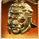 Icon for item "Aureates goldene Lederhaube"