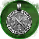 Icon for item "Amuleto de leñador de metal estelar"