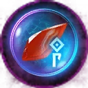 Icon for item "Runenglas des entzündeten Karneols"