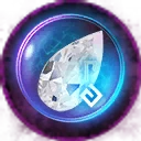 Icon for item "Runenglas des elektrifizierten Diamanten"