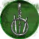Icon for item "Amuleto de espada de metal estelar"