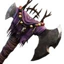 Icon for item "Nightveil Hatchet of the Soldier"