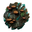 Icon for item "Dryad Round Shield"