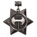 Icono del item "Amuleto de gran hacha de acero reforzado"
