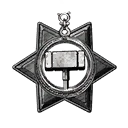 Icono del item "Amuleto de martillo de guerra de metal estelar reforzado"