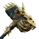 Icon for item "Bone Wrought War Hammer of the Soldier"