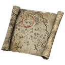 Symbol für Gegenstand "Versengte Karte von Caer Dun"
