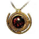 Icono del item "Amuleto de montaraz de oro del montaraz"