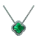 Symbol für Gegenstand "Gehärtet Brillantes Smaragd-Amulett"