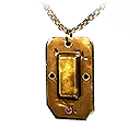 Icône de l'objet "Amulette de sage en or du sage"