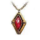 Icono del item "Amuleto de mago de combate de oro del ocultista"