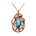 Icon for item "Imbued Pristine Opal Amulet"