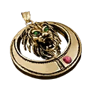 Icon for item "Gold Soldier Amulet of the Barbarian"