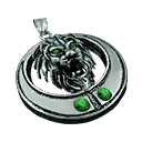 Icono del item "Amuleto de soldado de platino del bárbaro"