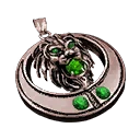 Icon for item "Orichalcum Soldier Amulet of the Barbarian"
