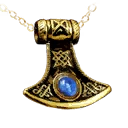 Icon for item "Gold Barbarian Amulet of the Soldier"