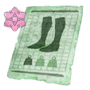 Icona per articolo "Schema: Scarpe in fiore di Earrach (600 PA)"