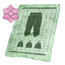 Icône de l'objet "Plan : Protège-jambes fleuris d'Earrach"