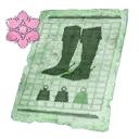 Icon for item "Pattern: Blooming Boots of Earrach"