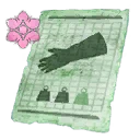 Icon for item "Pattern: Blooming Gloves of Earrach"
