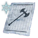 Icon for item "Pattern: Everchill Cleaver"