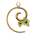 Icono del item "Pendientes de mago de combate de oro del ocultista"
