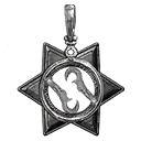 Icono del item "Amuleto de báculo ígneo de metal estelar reforzado"