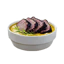 Icon for item "Smoked Rib Cap with Cabbage and Barley Soup"
