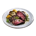 Icon for item "Grilled Wolf Loin with Seasoned Squash"