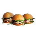 Icona per articolo "Hamburger di pollo al dragoncello"