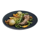 Icono del item "Conejo asado con verduras condimentadas"