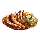 Icono del item "Salchicha con crema de maíz"