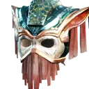 Icon for item "Masked Mackerel Helm of the Scholar"