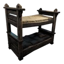 Ikona dla przedmiotu "Stare drewniane łóżko piętrowe"