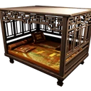 Icon for item "Teak Carved Canopy Bed"