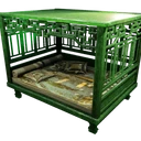 Icône de l'objet "Lit à baldaquin sculpté en jade"